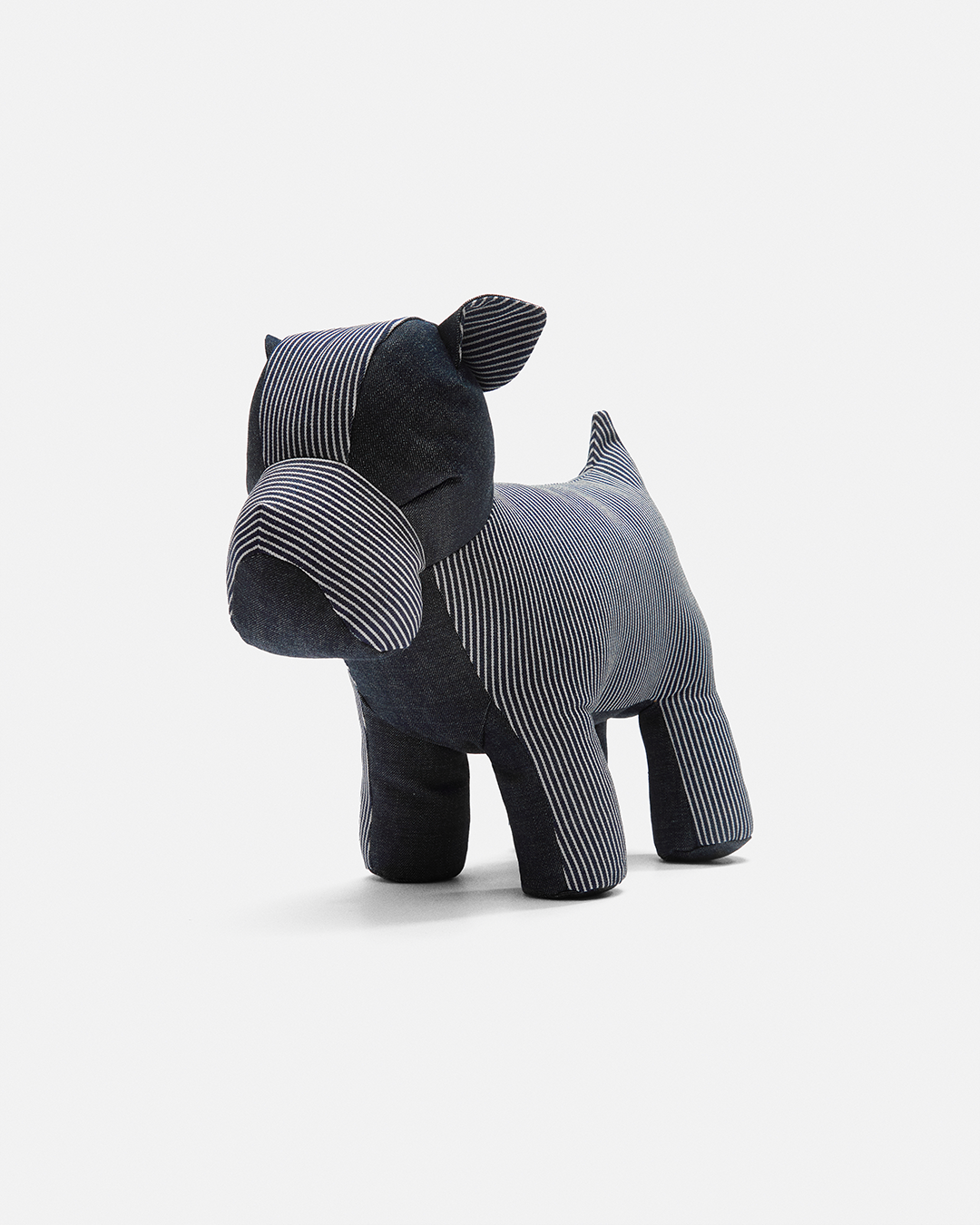 Denim Stuffed Dog