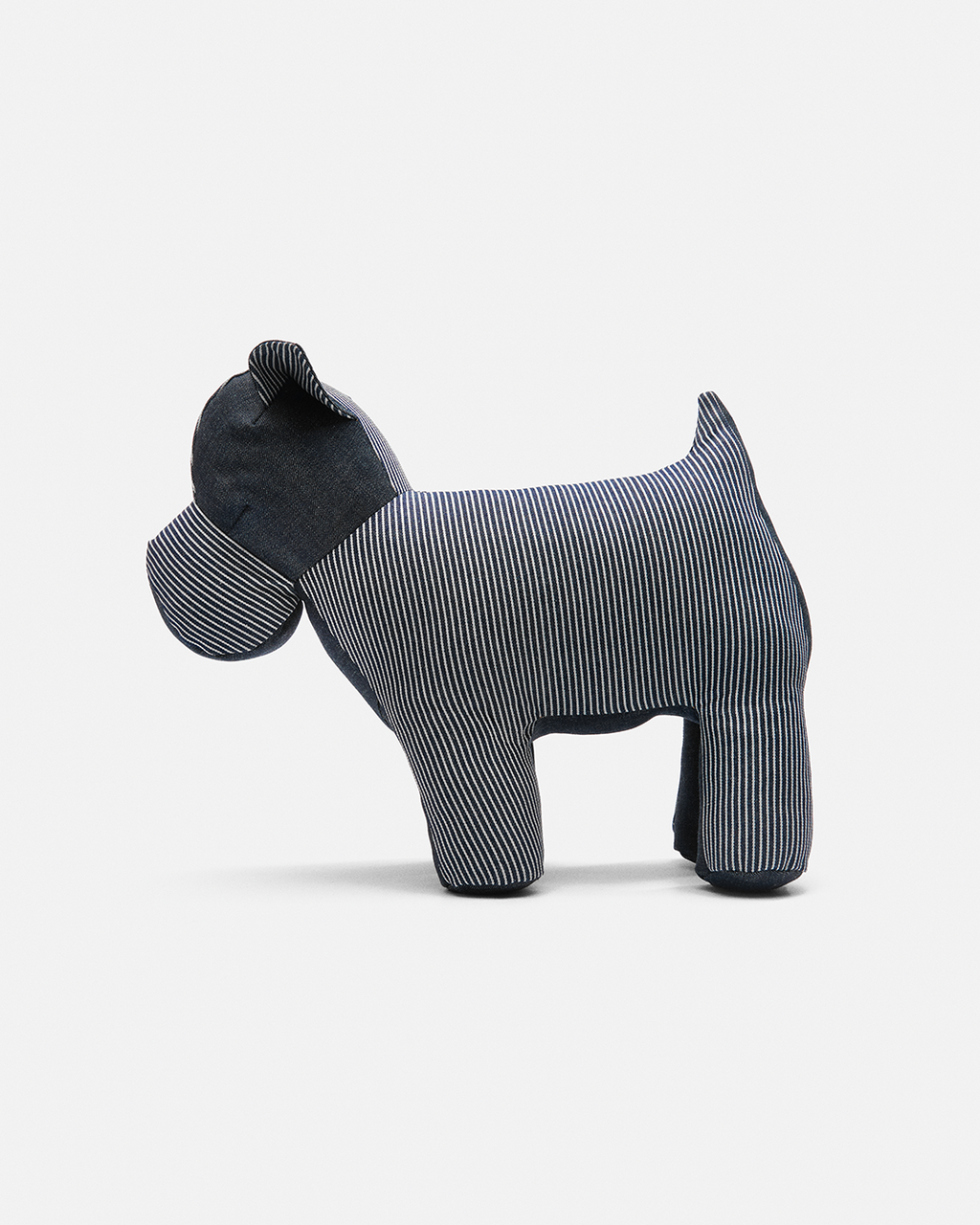 Denim Stuffed Dog