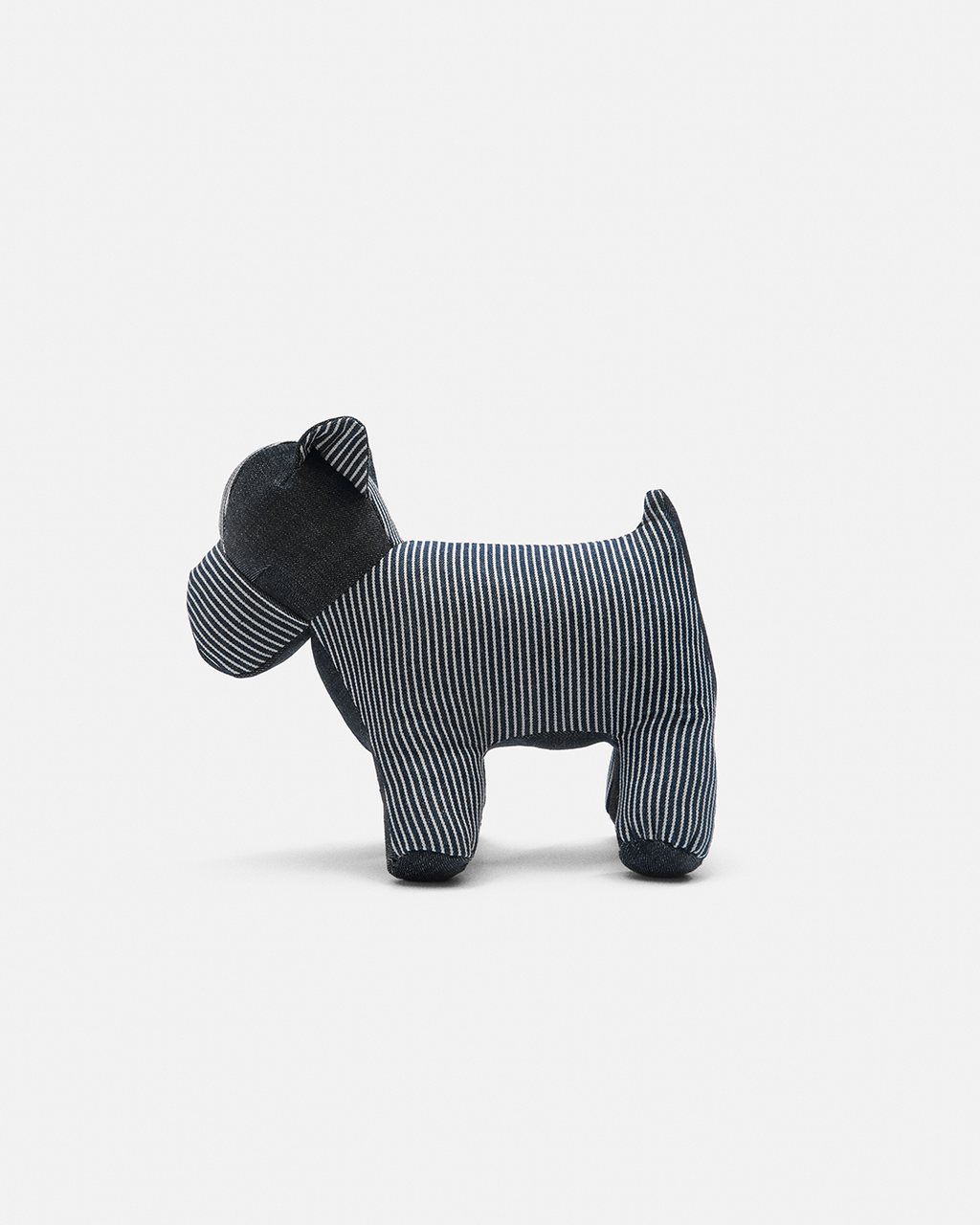 Denim Stuffed Dog
