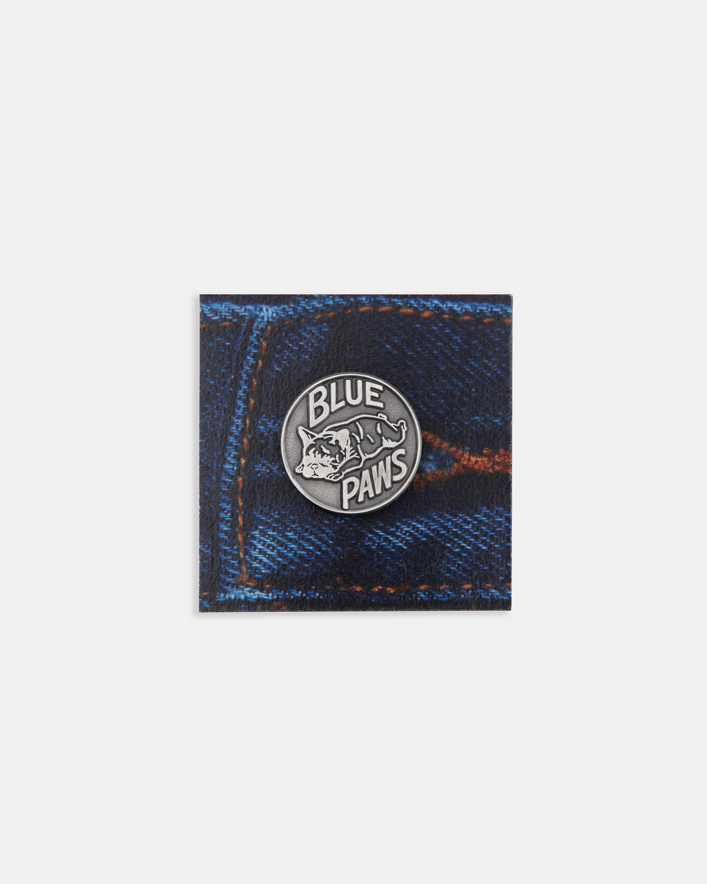 Jean Button Enamel Pin