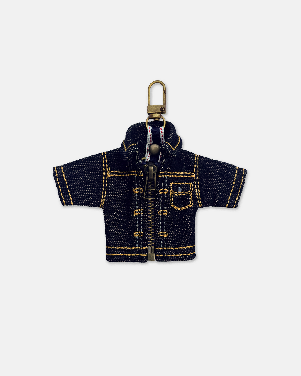 Denim Jacket Keychain