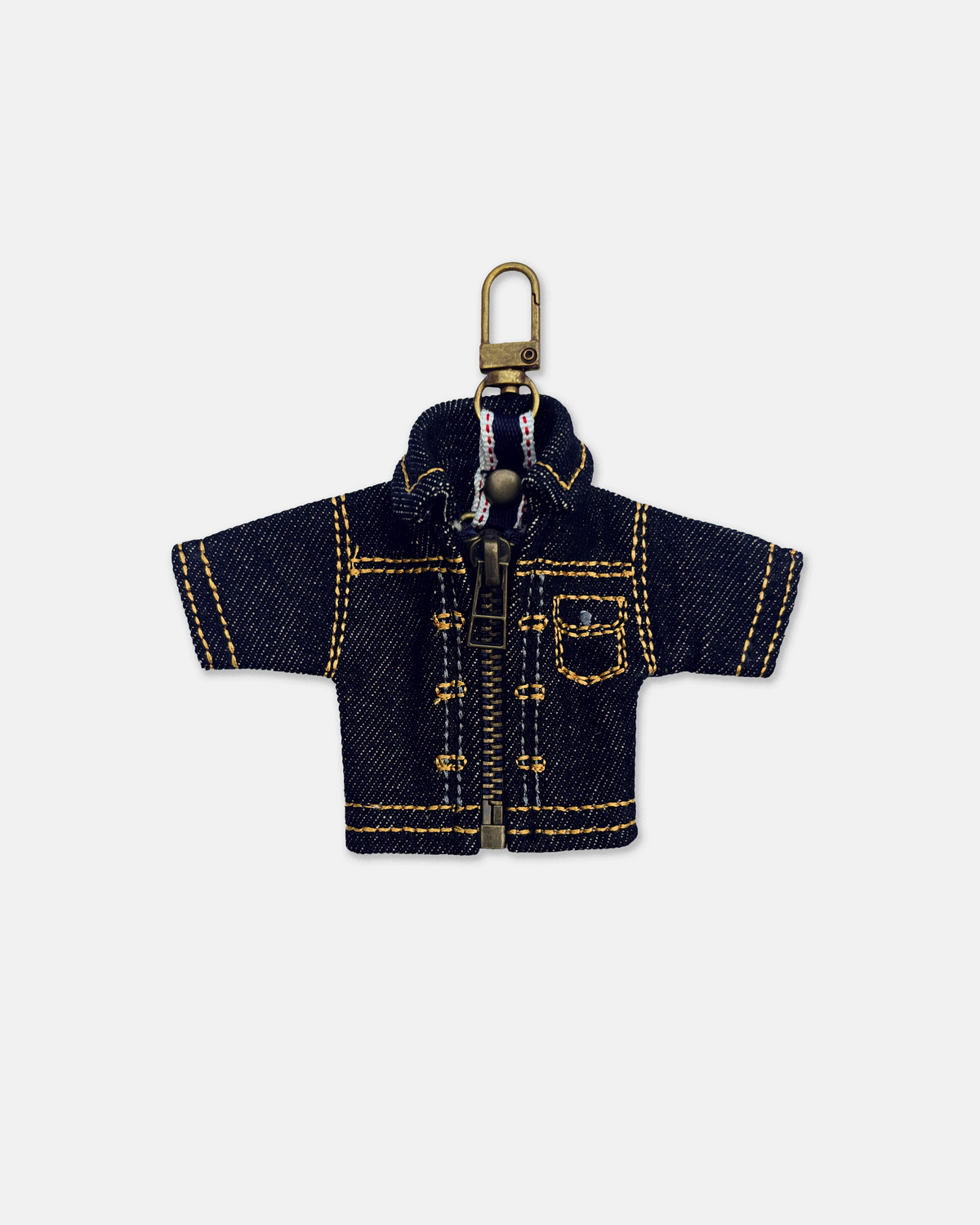 Denim Jacket Keychain