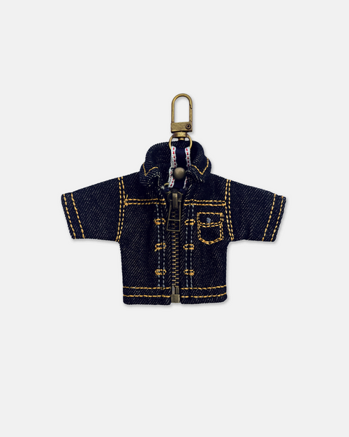 Denim Jacket Keychain