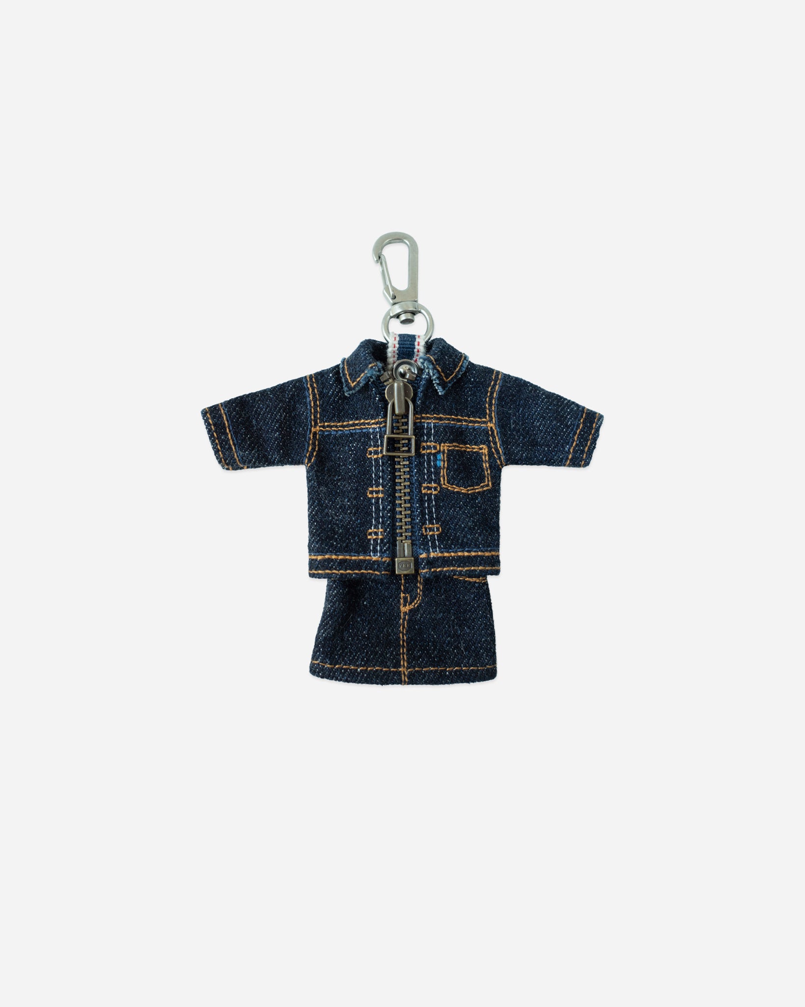 Japanese Denim Jacket Keychain