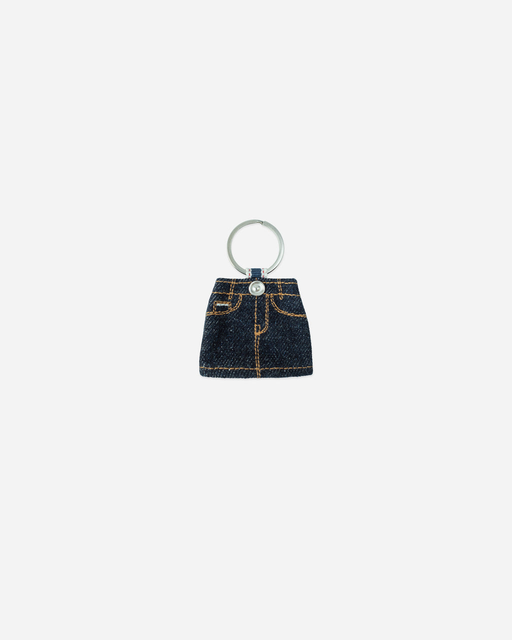 Japanese Denim Skirt Keychain