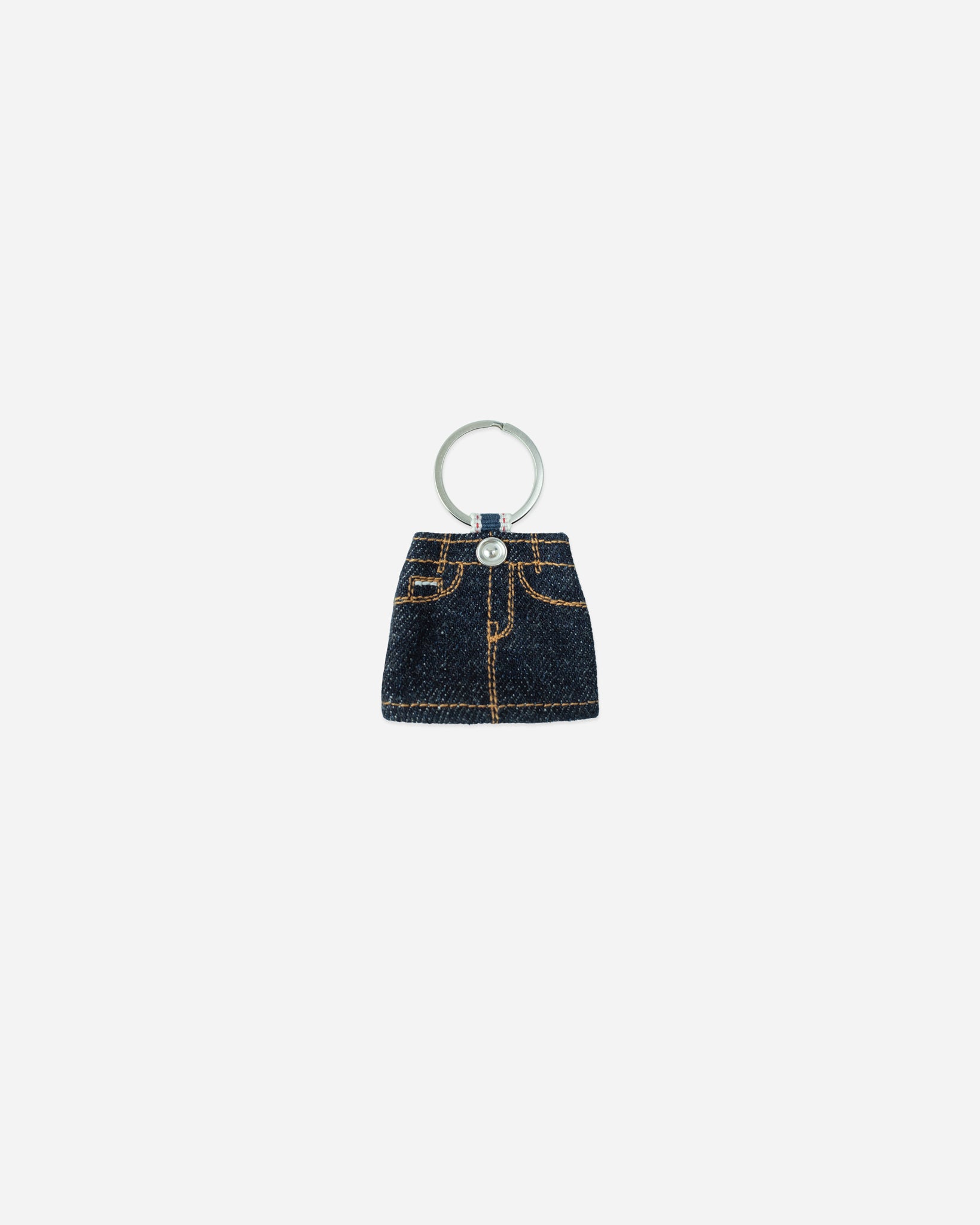 Japanese Denim Skirt Keychain